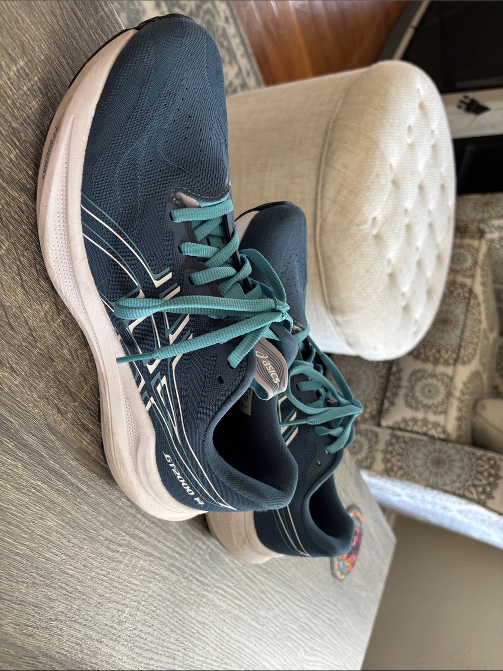 ASICS GT 2000 14 Teal Lace Running Shoes